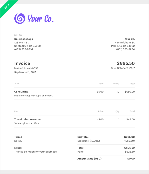 moving company invoice template moving company invoice