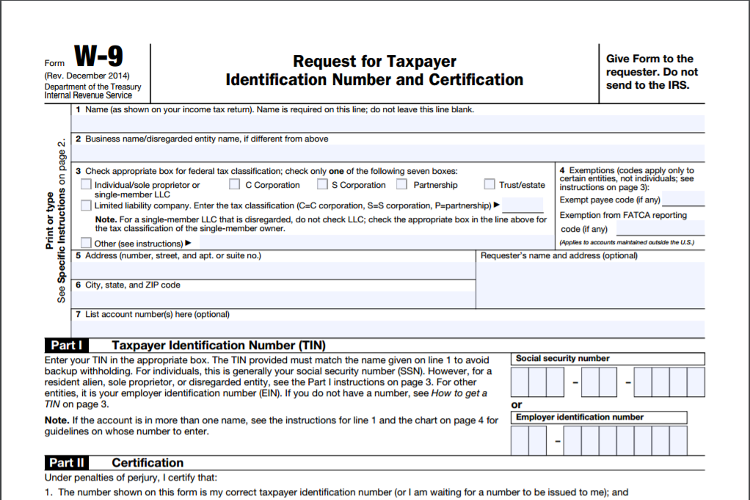 tax id number get how 9 IRS Form ZipBooks  W