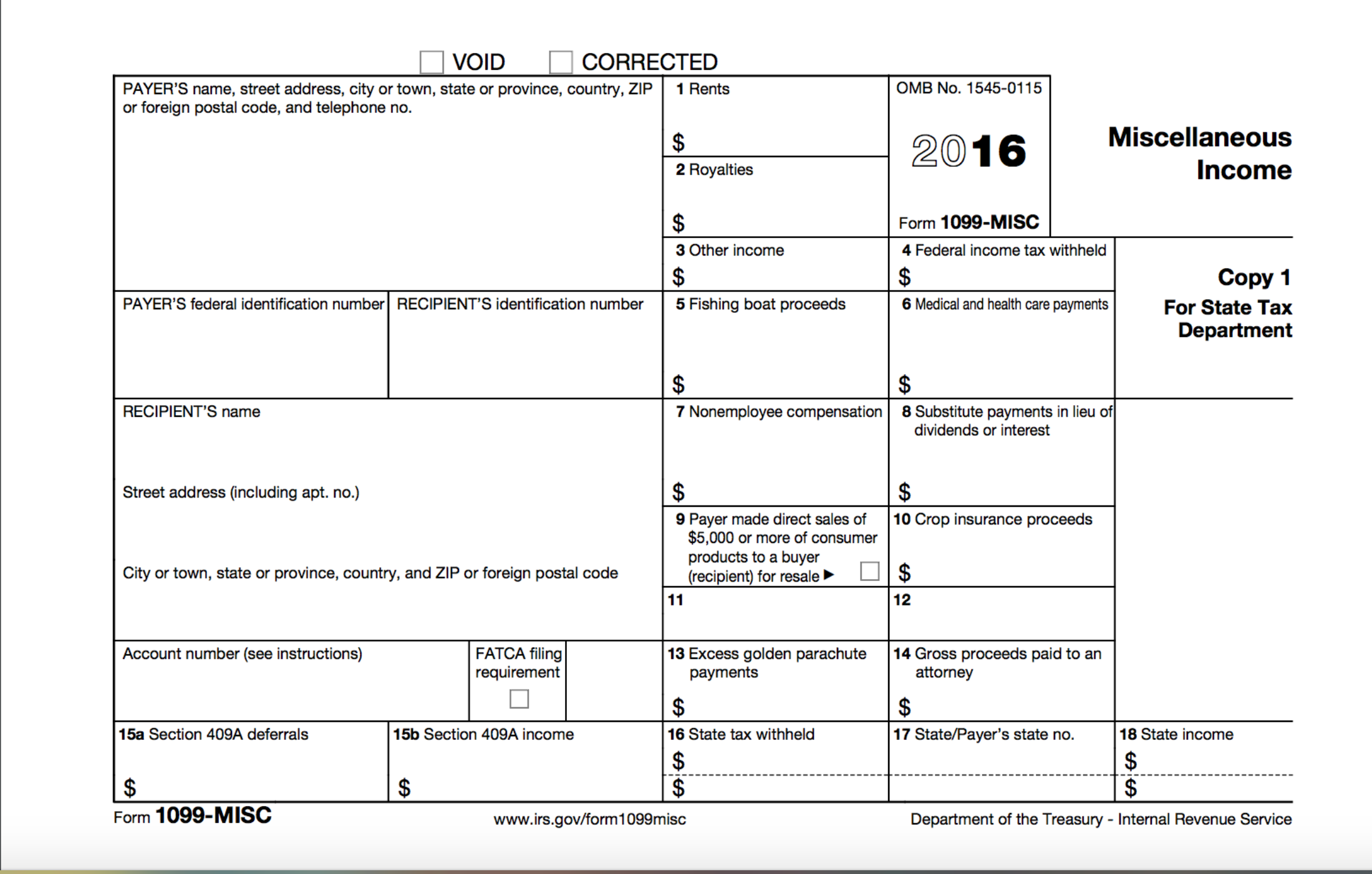 1099 MISC Tax Form DIY Guide ZipBooks